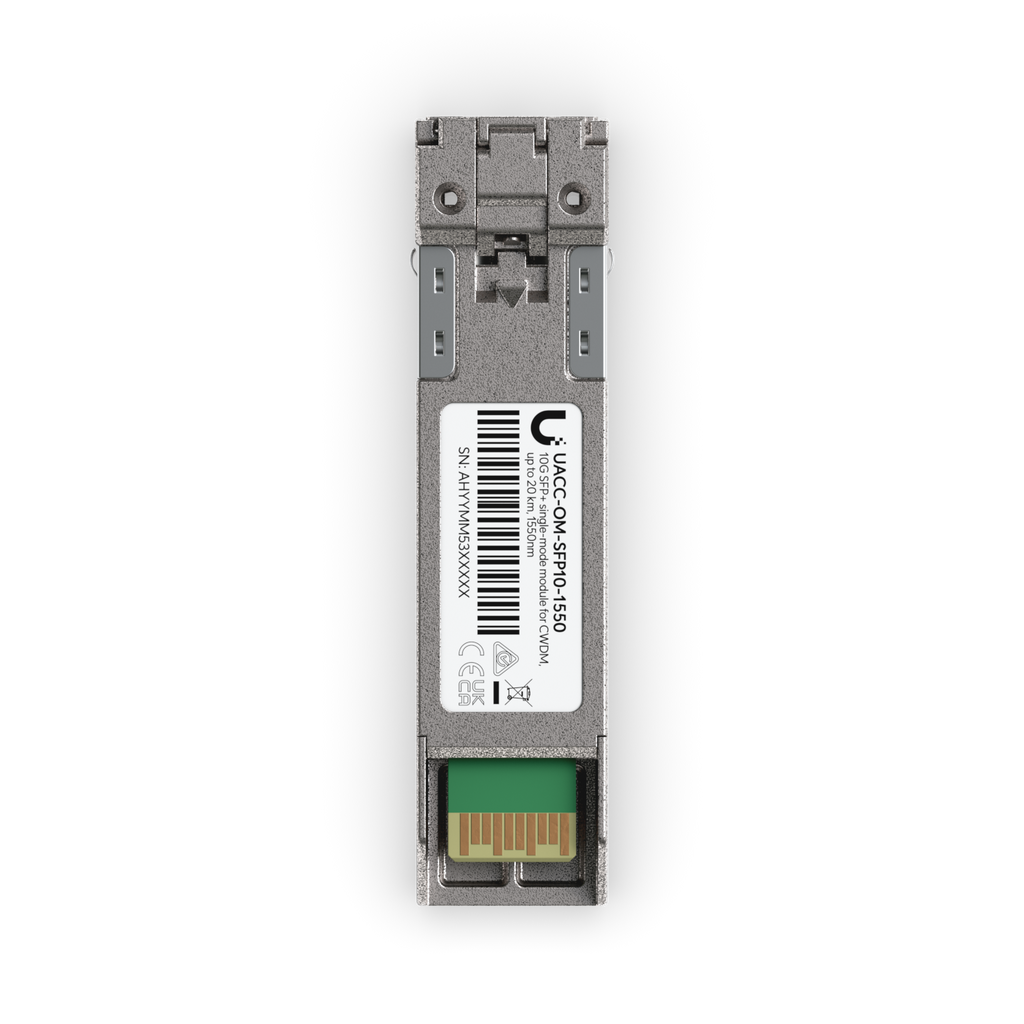 Ubiquiti UniFi UACC-OM-SFP10-1550 – Module optique SFP+ 10G CWDM monomode (1550 nm)