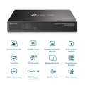 TP-Link VIGI NVR1008H-8MP – Enregistreur vidéo réseau 8 voies PoE+ (budget 113 W)
