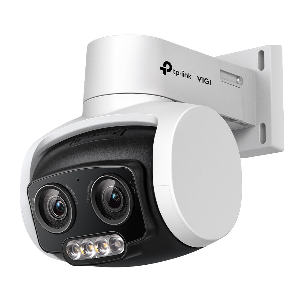 TP-Link VIGI C540V – Caméra motorisée Pan/Tilt IP 4 MP couleur jour/nuit double objectif, zoom hybride 3x