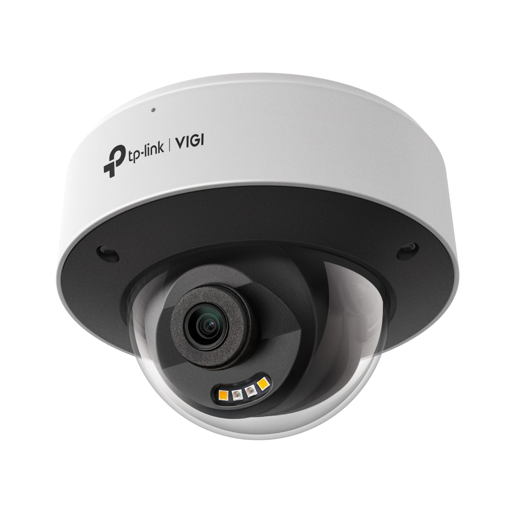 TP-Link VIGI S285 – Cam dome full color 8mp (2.8mm) ia ir led blanc ip67 ik10 ia mumain vehicule