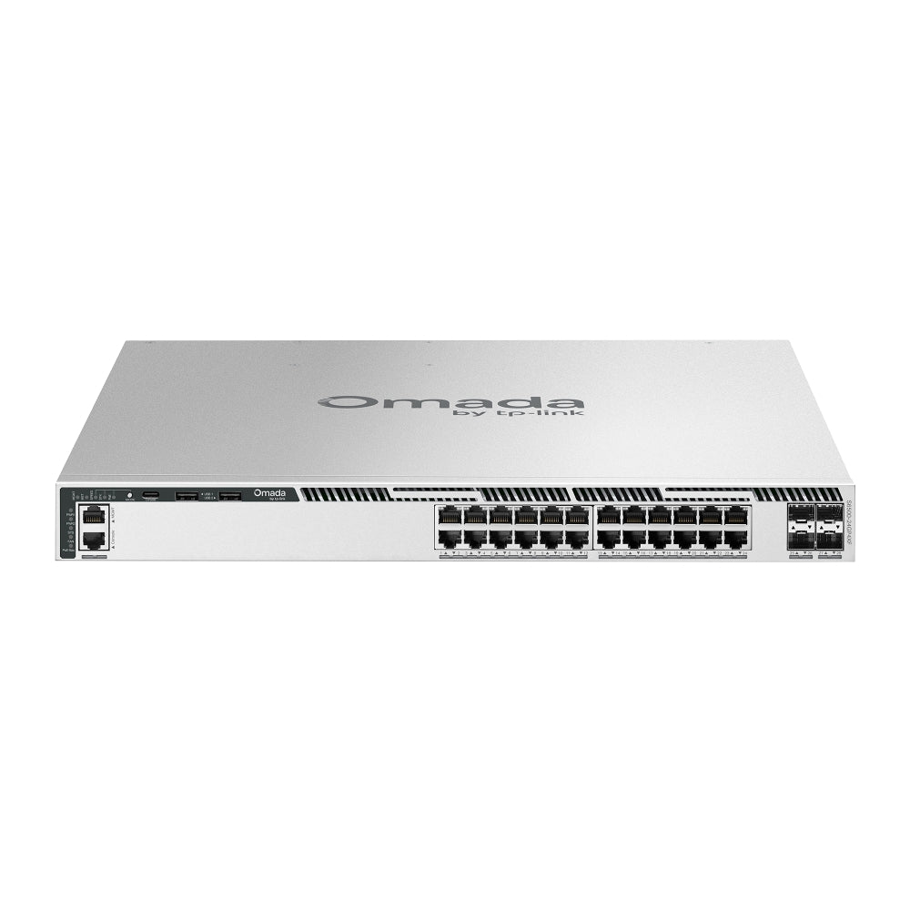 TP-Link Omada S6500-24GP4XF – Switch administrable L3 24 ports Gigabit PoE+ et 4 SFP+ 10G, empilable