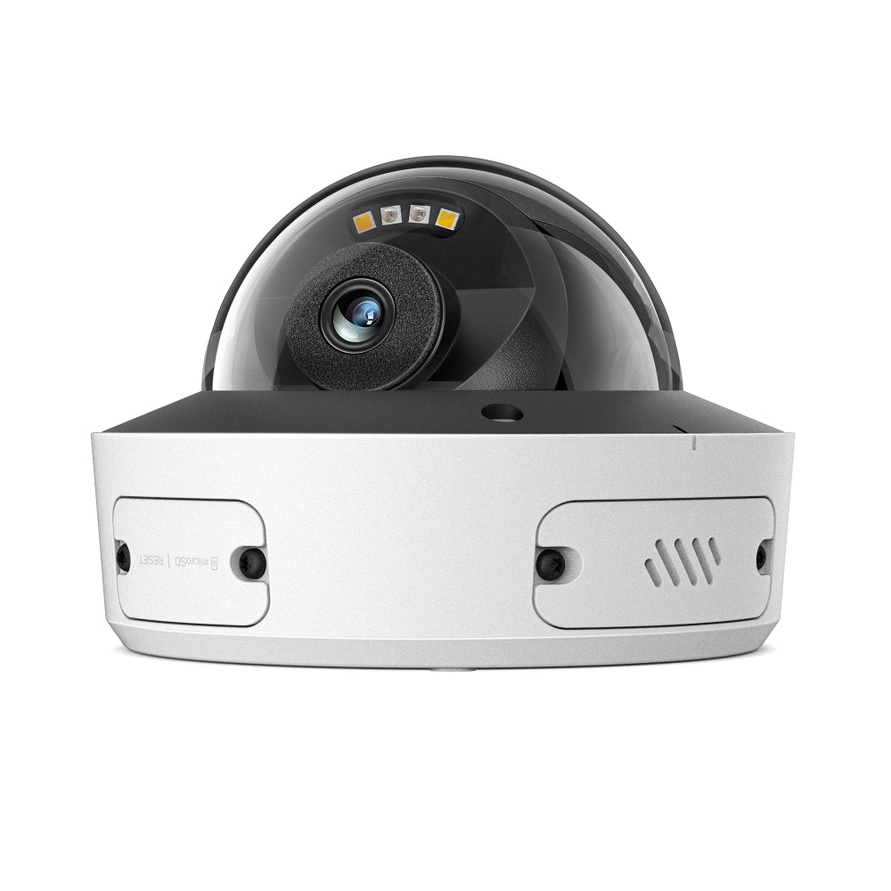 TP-Link VIGI S285 – Cam dome full color 8mp (2.8mm) ia ir led blanc ip67 ik10 ia mumain vehicule