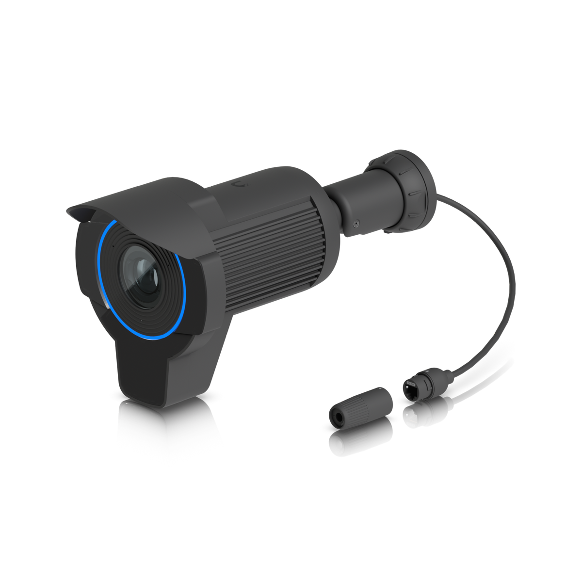 Ubiquiti UniFi Protect UVC-AI-LPR-B – Caméra 4K de lecture de plaques, zoom optique 3x (noir)