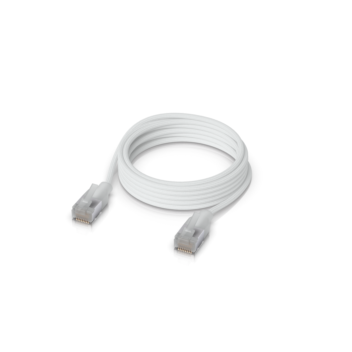 Ubiquiti UniFi UACC-Cable-Patch-EL-C6A-2M-W-24 – Cordon de brassage premium tressé Cat6A (2 m, lot de 24)