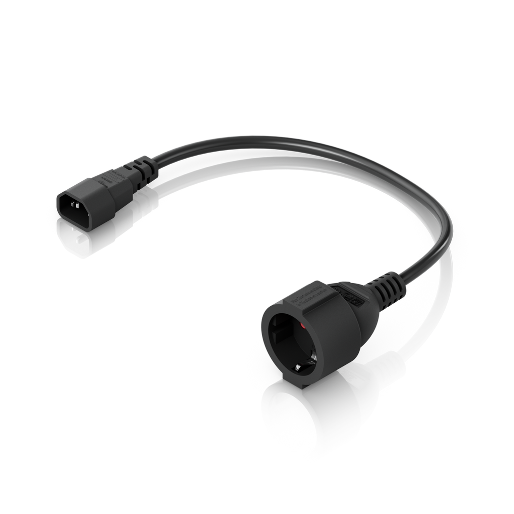 Ubiquiti UniFi UACC-Cable-C14-SK-F – Câble adaptateur C14 vers prise type F (Schuko)