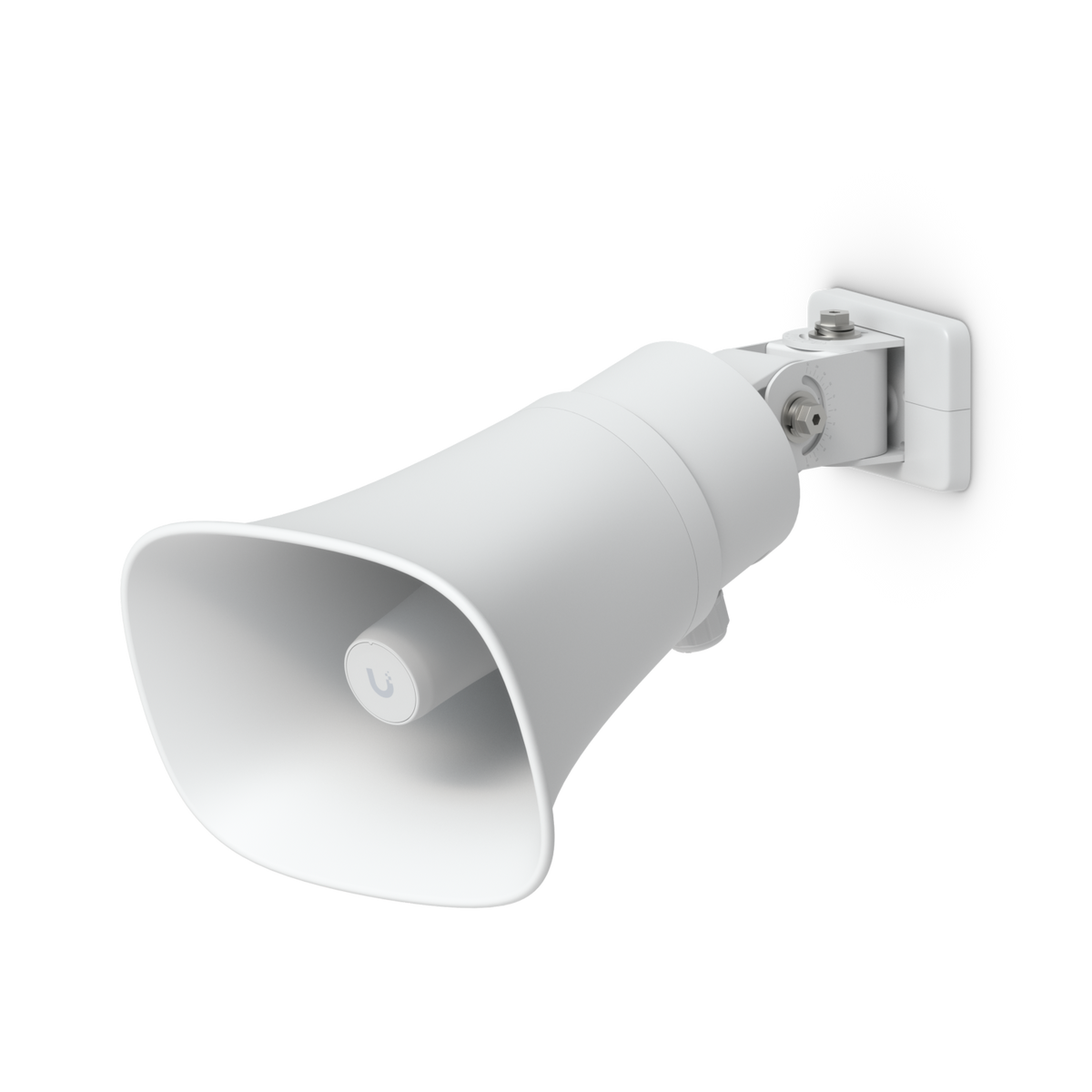 Ubiquiti UniFi Protect UP-AI-Horn-Speaker-W – Haut-parleur à pavillon extérieur PoE 120 dB (blanc)
