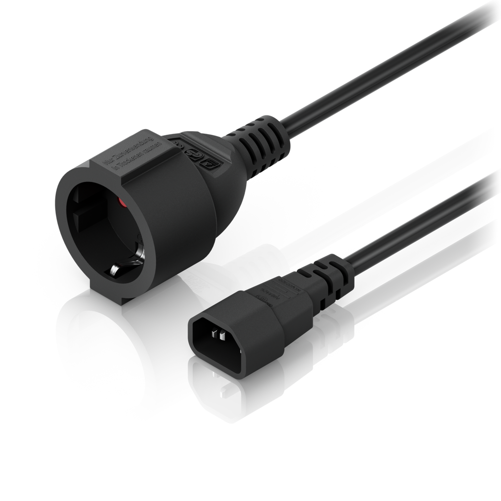 Ubiquiti UniFi UACC-Cable-C14-SK-F – Câble adaptateur C14 vers prise type F (Schuko)