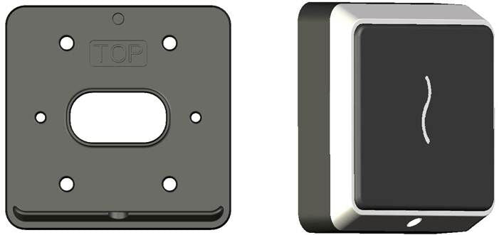 Gallagher T Series C300304 – Entretoise pour lecteur T12, noir