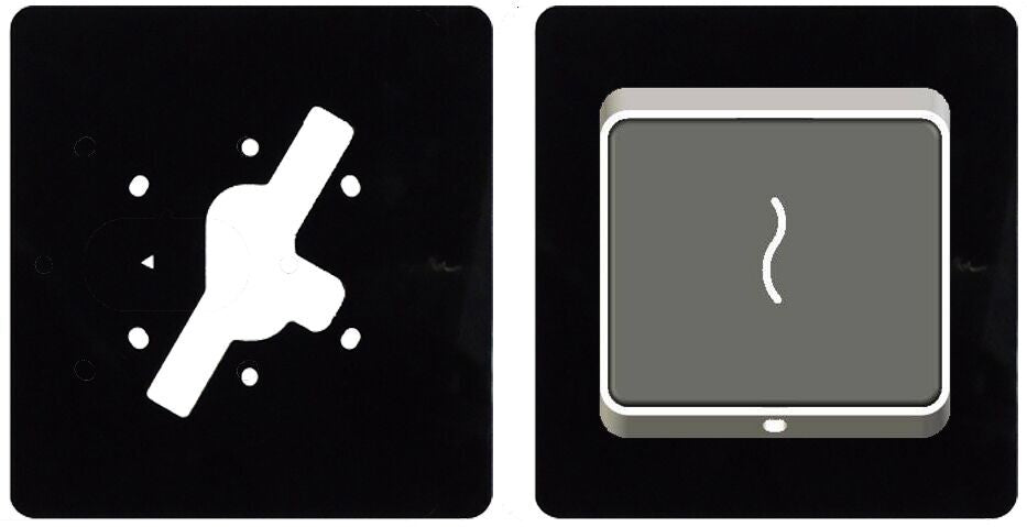 Gallagher T Series C300322 – Plaque de finition acrylique pour lecteur T12