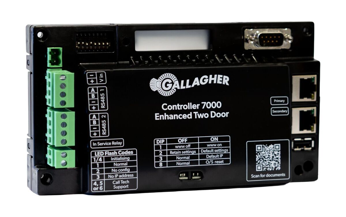 Gallagher Controller 7000 C400112 – Contrôleur IP 2 portes Enhanced