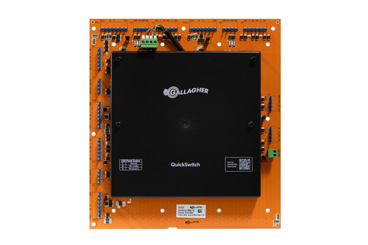 Gallagher QuickSwitch C300724 – Carte de migration QuickSwitch AM50-4D