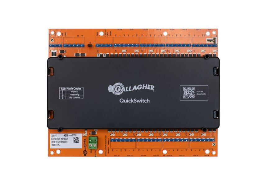Gallagher QuickSwitch C300707 – Carte de migration QuickSwitch ME16 Out