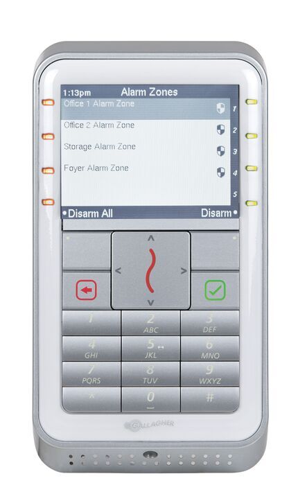Gallagher T Series C300464 – Terminal T20 Alarmes, blanc
