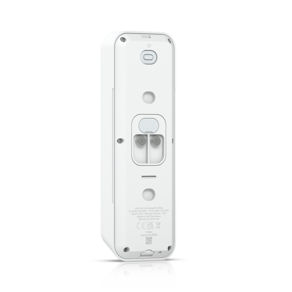 Ubiquiti UniFi Protect UVC-G4 Doorbell Pro-White-EU – Sonnette vidéo Wi-Fi avec caméra colis et écran (blanc)