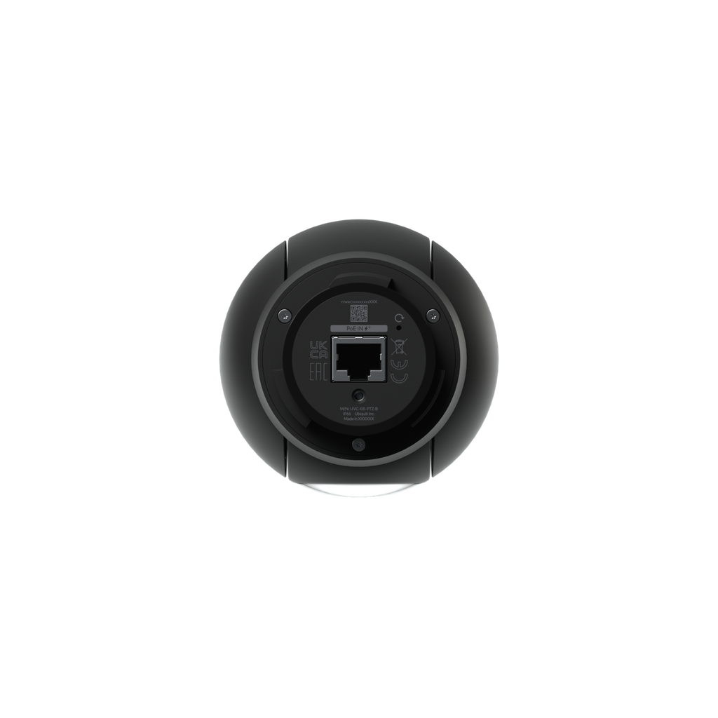 Ubiquiti UniFi Protect UVC-G5-PTZ-B – Caméra PTZ compacte 2K, zoom optique 2x, PoE (noir)