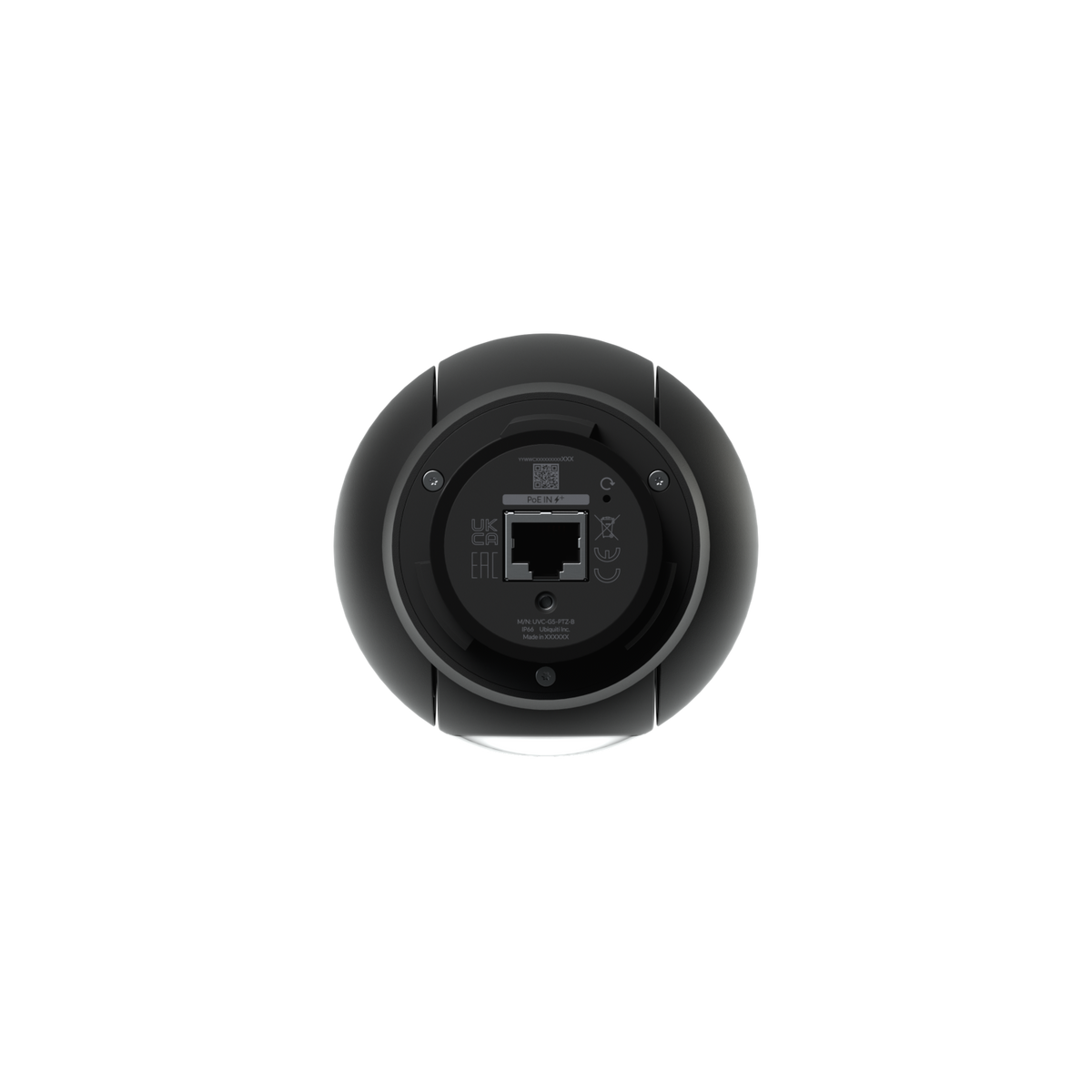 Ubiquiti UniFi Protect UVC-G5-PTZ-B – Caméra PTZ compacte 2K, zoom optique 2x, PoE (noir)