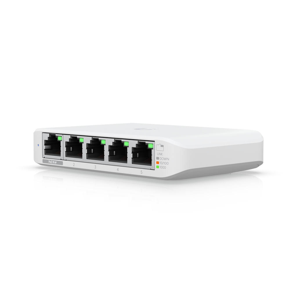 Ubiquiti UniFi USW-Flex-Mini-3 – Switch Flex Mini 5 ports Gigabit (lot de 3)