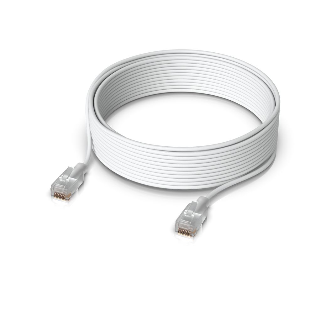 Ubiquiti UniFi UACC-Cable-Patch-EL-12M-W – Cordon de brassage Etherlighting (12 m)