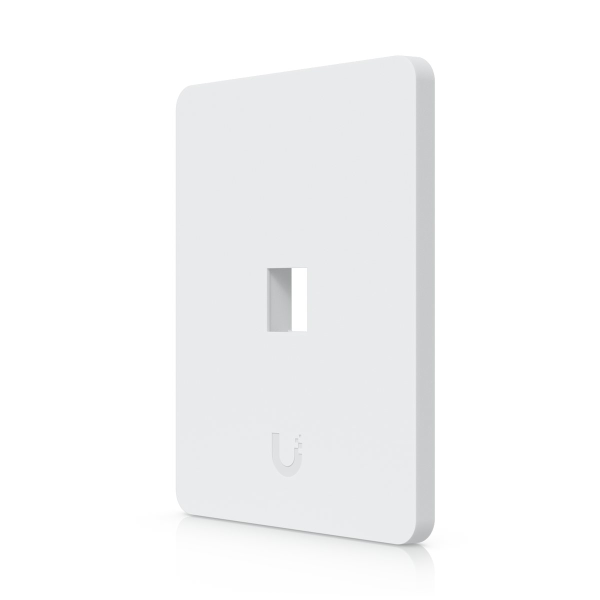 Ubiquiti UniFi UACC-WP-Keystone-V-1P – Plaque murale keystone peignable (lot de 4, verticale, 1 port)