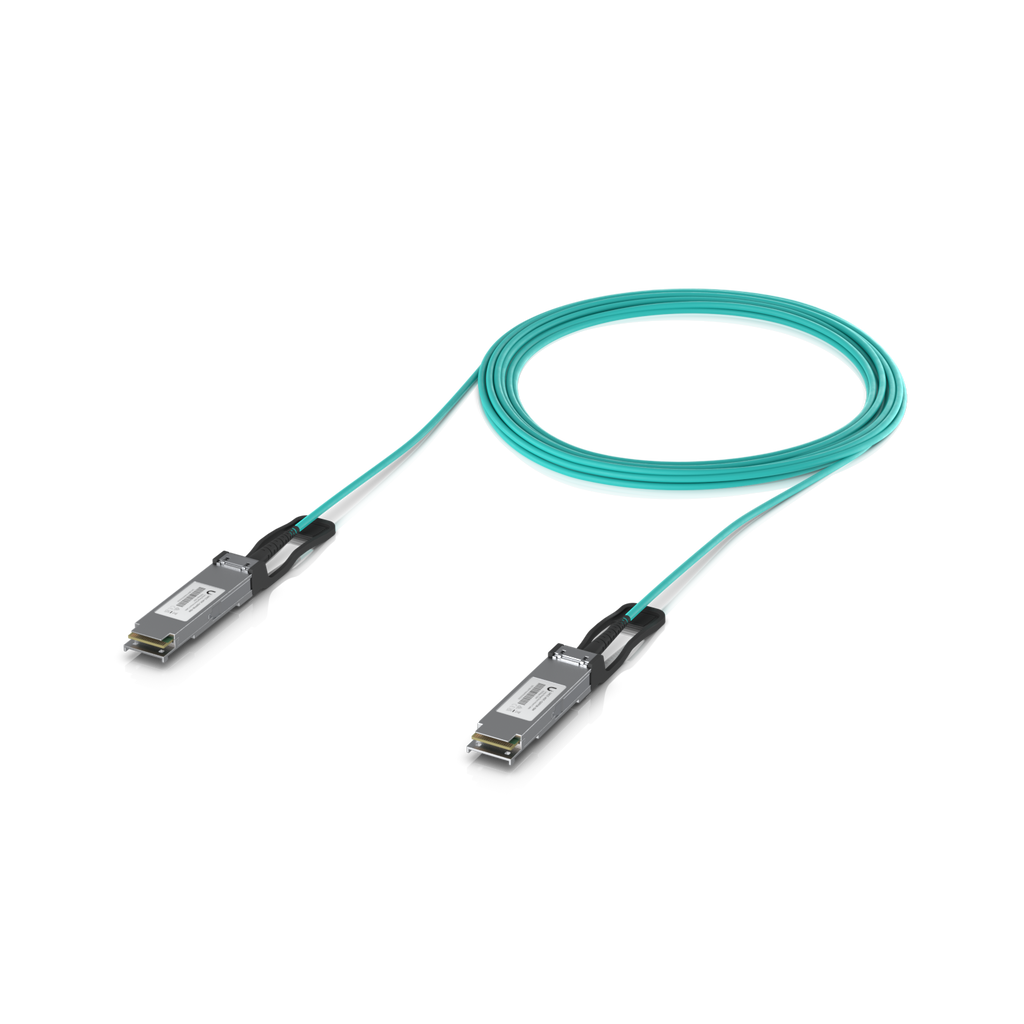 Ubiquiti UniFi UACC-AOC-QSFP28-10M – Câble optique actif AOC QSFP28 100 Gbit/s (10 m)