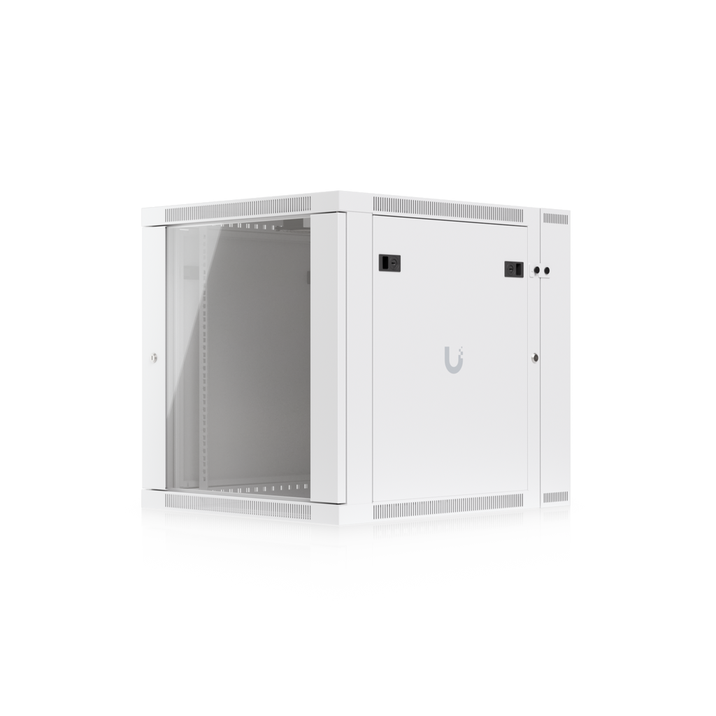 Ubiquiti UniFi UACC-Rack-12U-Wall-SW-G-EU – Coffret mural 12U pivotant porte vitrée