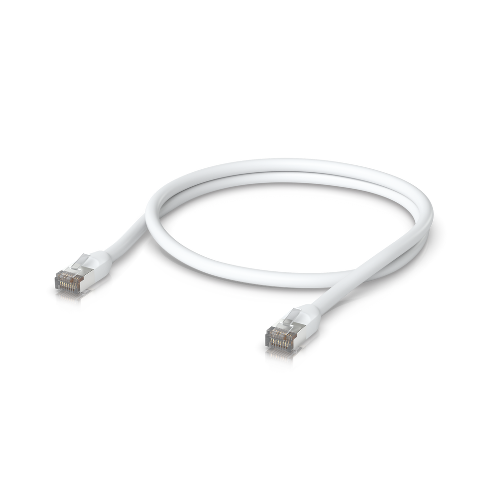 Ubiquiti UniFi UACC-Cable-Patch-Outdoor-1M-W – Cordon de brassage extérieur (blanc, 1 m)