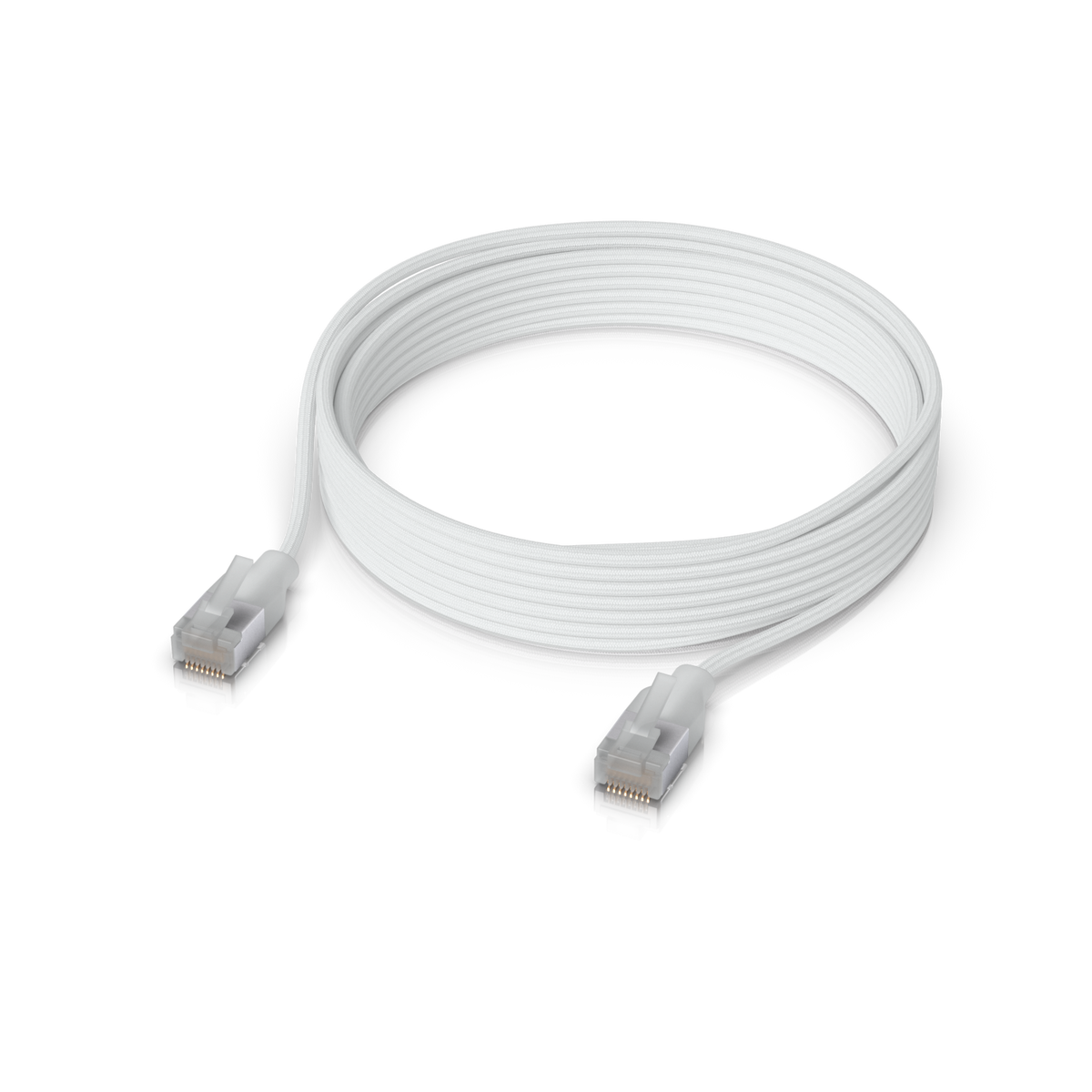 Ubiquiti UniFi UACC-Cable-Patch-EL-C6A-3M-W – Cordon de brassage premium tressé Cat6A (3 m)