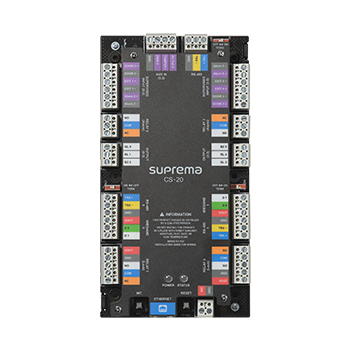 Suprema CoreStation 20 CS-20P – Contrôleur d'accès 2 portes PoE+ avec emplacement SAM