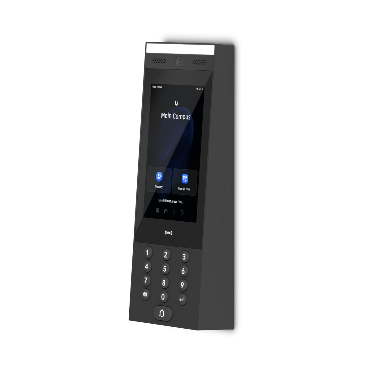 Ubiquiti UniFi Access UACC-Intercom-SAM – Support incliné en saillie pour interphone