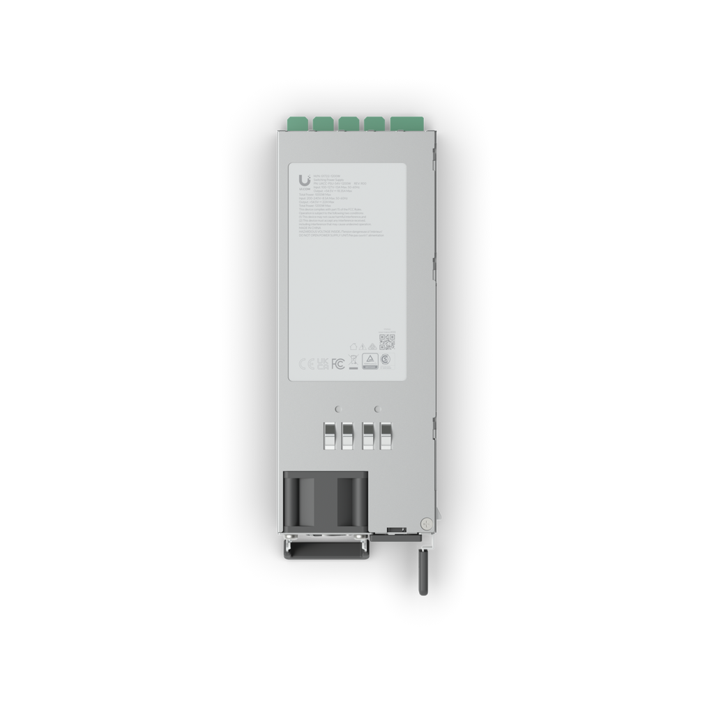 Ubiquiti UniFi UACC-PSU-54V-1200W-EU – Module d'alimentation AC/DC remplaçable à chaud 1 200 W 54 V
