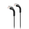Ubiquiti UniFi UACC-Cable-Patch-2M-BK-24 – Cordon de brassage ultra-fin 10 GbE (noir, 2 m, lot de 24)