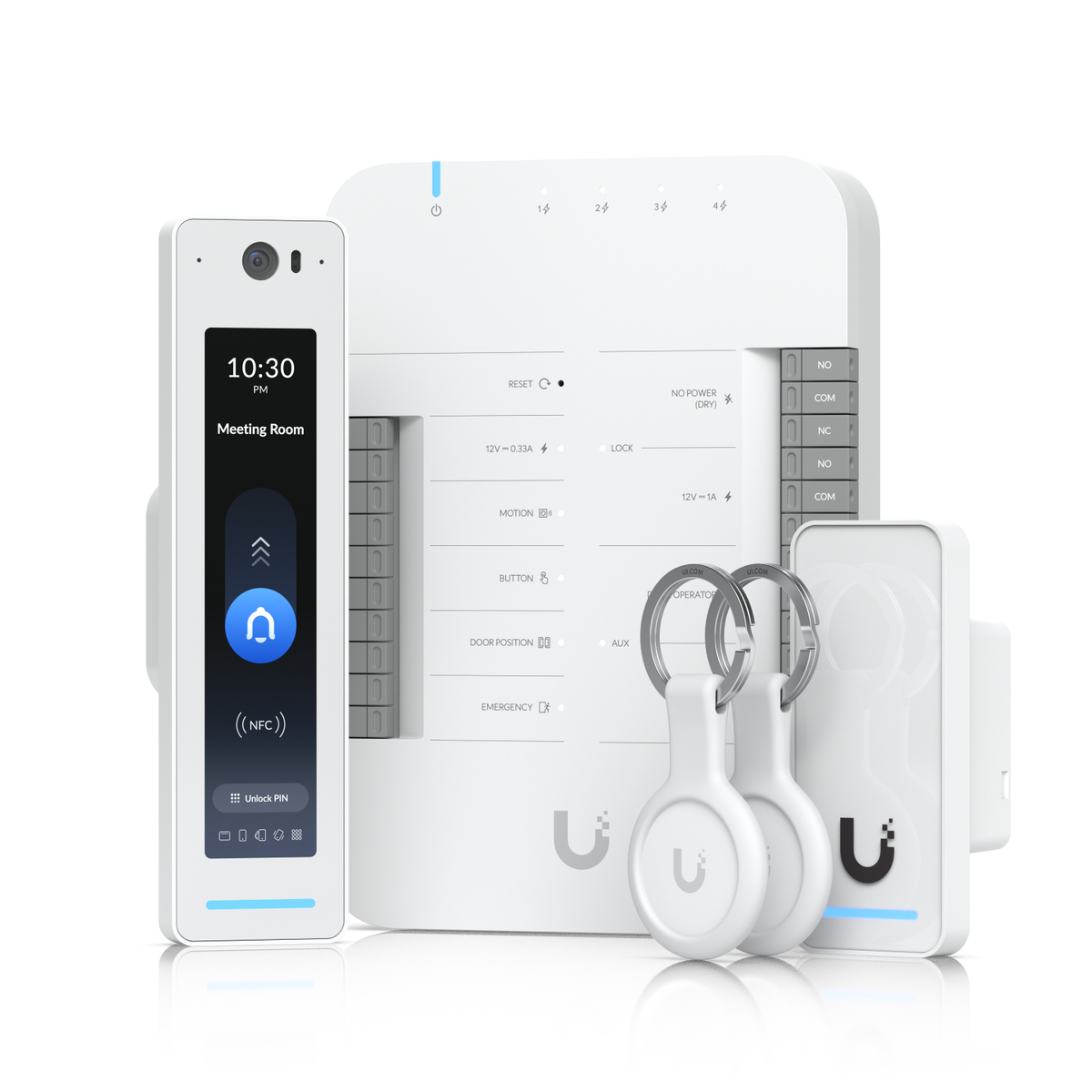 Ubiquiti UniFi Access UA-G3-SK-Pro – Kit 1 porte : hub + lecteurs G3 Pro et G3