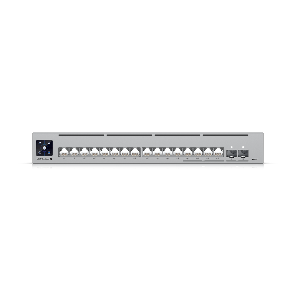 Ubiquiti UniFi USW-Pro-Max-16-PoE-EU – Switch Pro Max 16 PoE 2,5 GbE