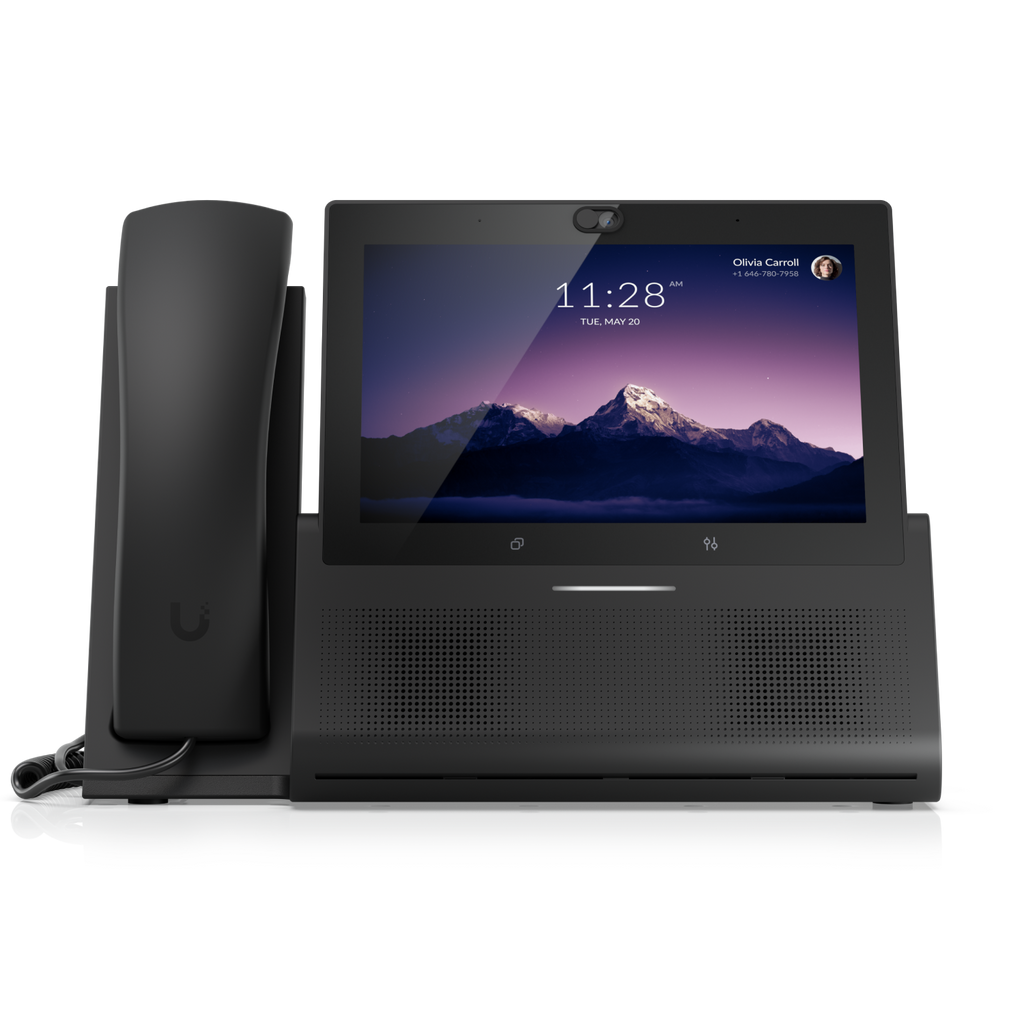 Ubiquiti UniFi Talk UTP-TouchMax-U – Téléphone IP de bureau G2 écran tactile 7" (noir)