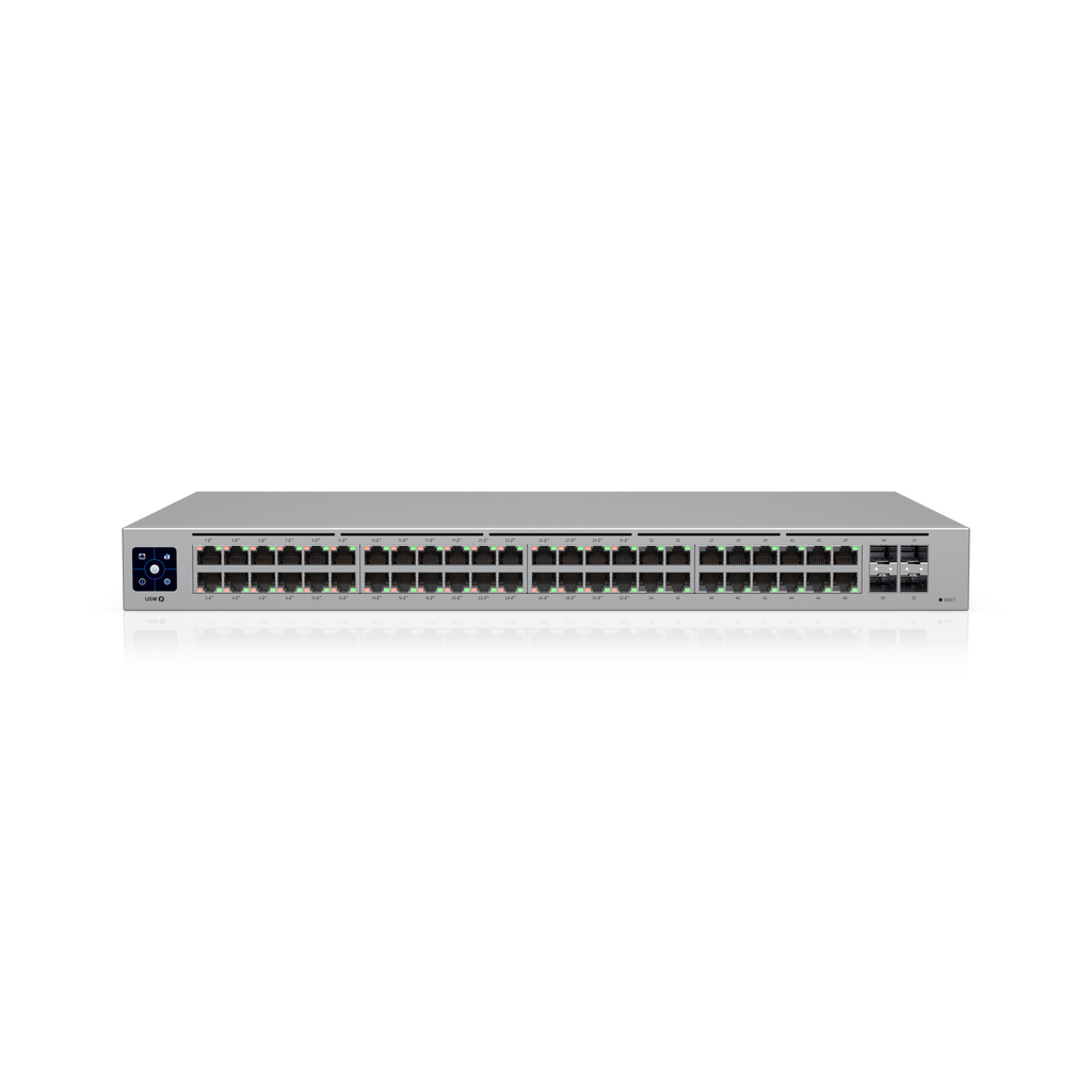 Ubiquiti UniFi USW-48-POE-EU – Switch 48 PoE niveau 2 sans ventilateur