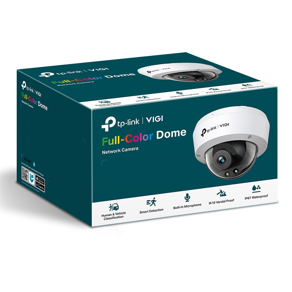 TP-Link VIGI C250(4mm) – Caméra dôme IP 5 MP couleur jour/nuit, objectif 4 mm