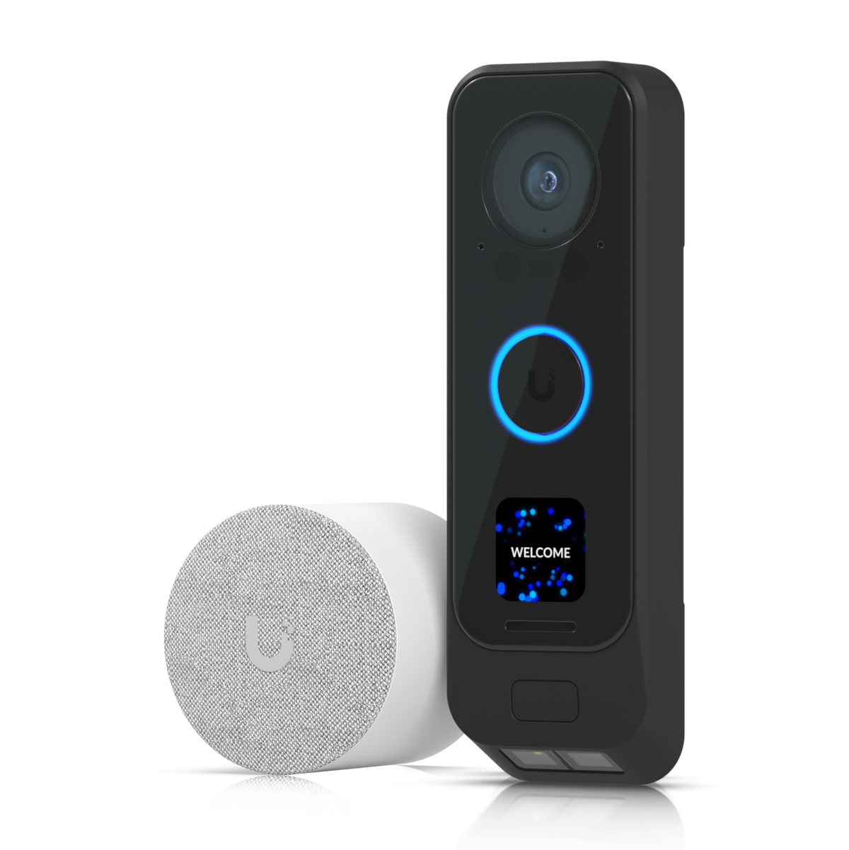 Ubiquiti UniFi Protect UVC-G4 Doorbell Pro PoE Kit – Kit sonnette vidéo PoE avec caméra colis et carillon PoE (noir)