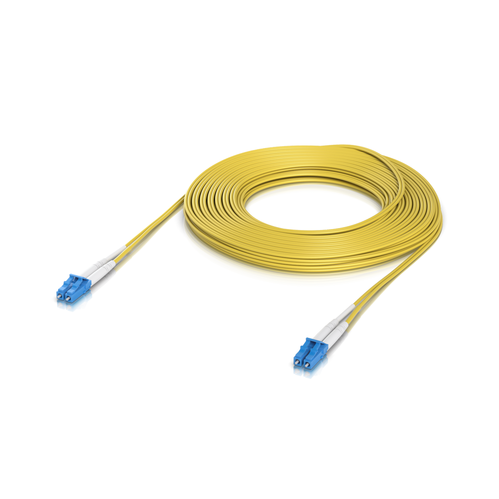 Ubiquiti UniFi UACC-OFC-S2-LULU-15M – Jarretière fibre OS2 LC/UPC duplex (15 m)