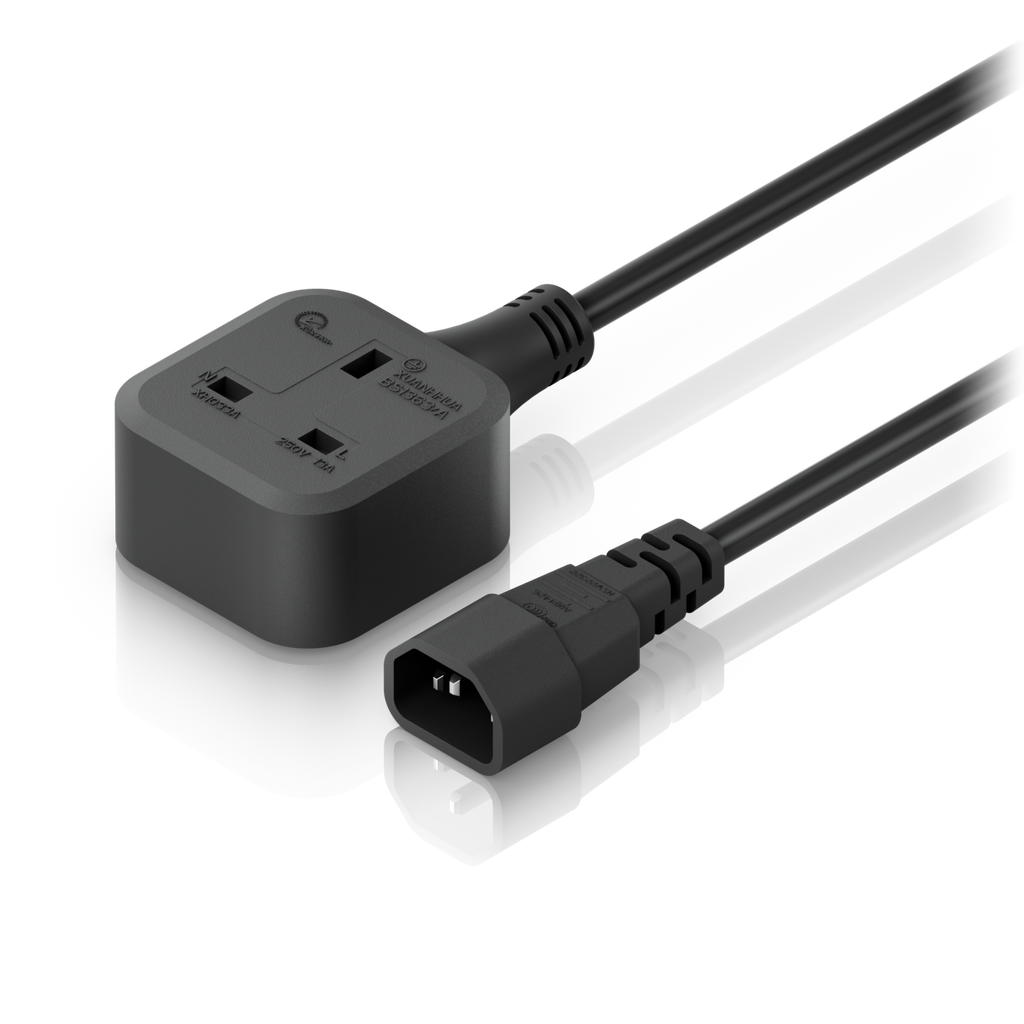 Ubiquiti UniFi UACC-Cable-C14-SK-G – Câble adaptateur C14 vers prise type G (UK)