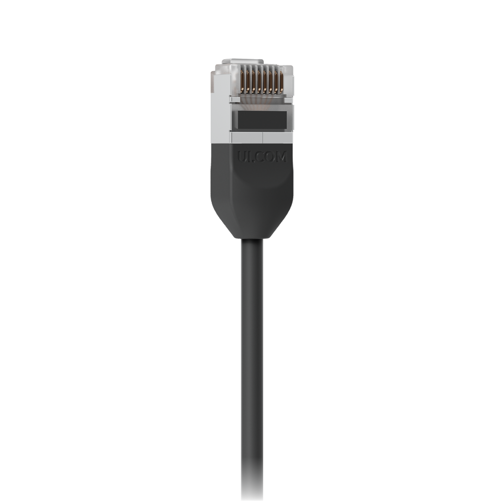 Ubiquiti UniFi UACC-Cable-Patch-Outdoor-C6A-8M-BK – Cordon de brassage premium extérieur blindé (noir, 8 m)