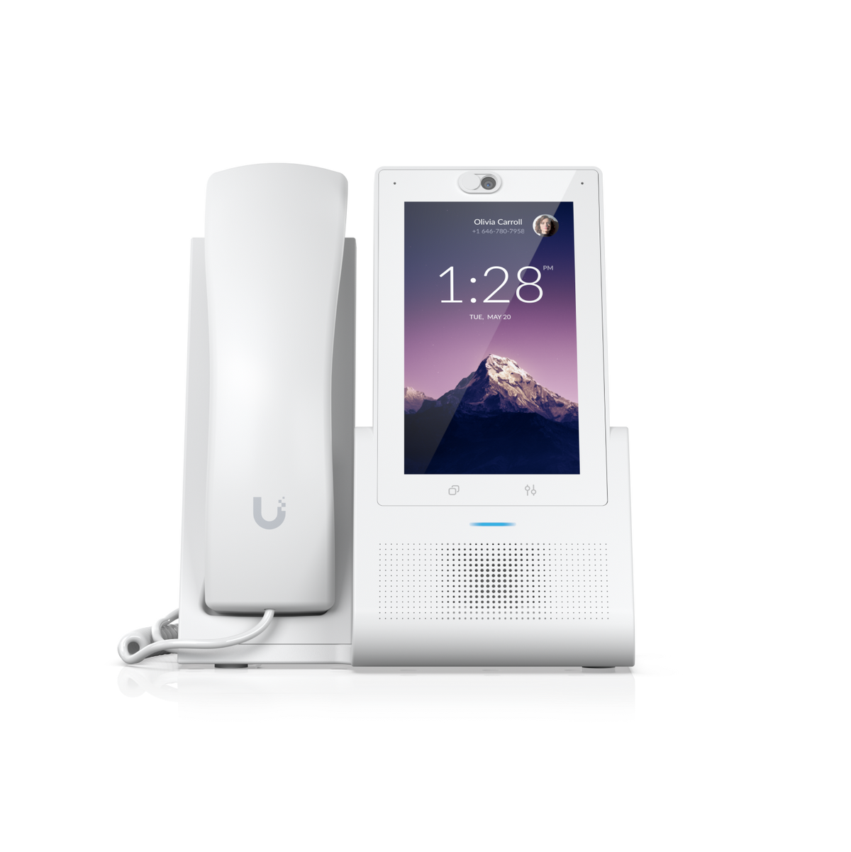 Ubiquiti UniFi Talk UTP-Touch-White-U – Téléphone IP de bureau G2 écran tactile 5" (blanc)