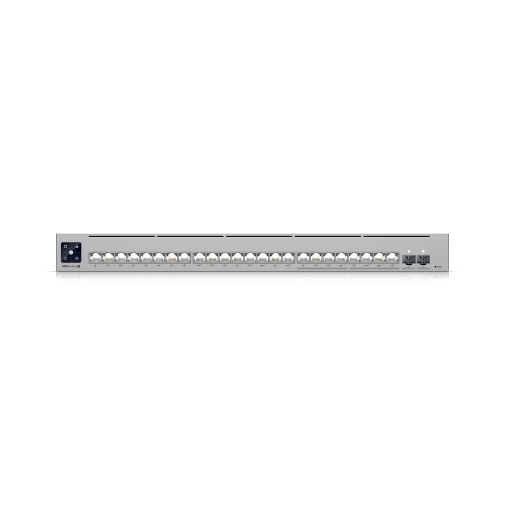 Ubiquiti UniFi USW-Pro-Max-24-PoE-EU – Switch Pro Max 24 PoE 2,5 GbE Etherlighting