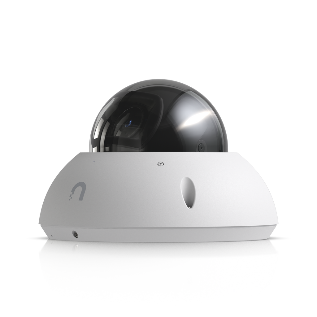 Ubiquiti UniFi Protect UVC-G6-Edge-Dome – Caméra dôme 4K autonome anti-vandale, zoom 2,36x, PoE+ (blanc)