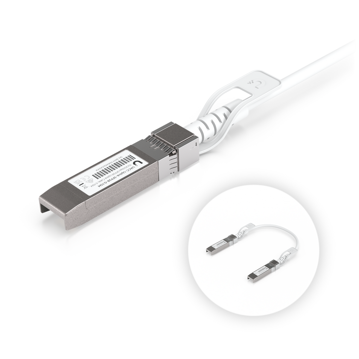 Ubiquiti UniFi UACC-Uplink-SFP28-0.15M – Câble d'interconnexion Uplink SFP28 auto-adaptatif (0,15 m)