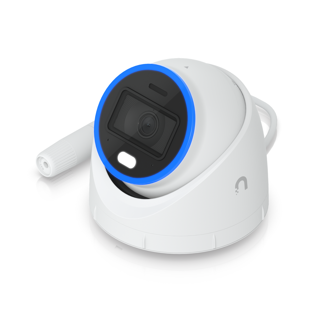 Ubiquiti UniFi Protect UVC-AI-Turret-W – Caméra tourelle 4K IA, IR 40 m, PoE+ (blanc)