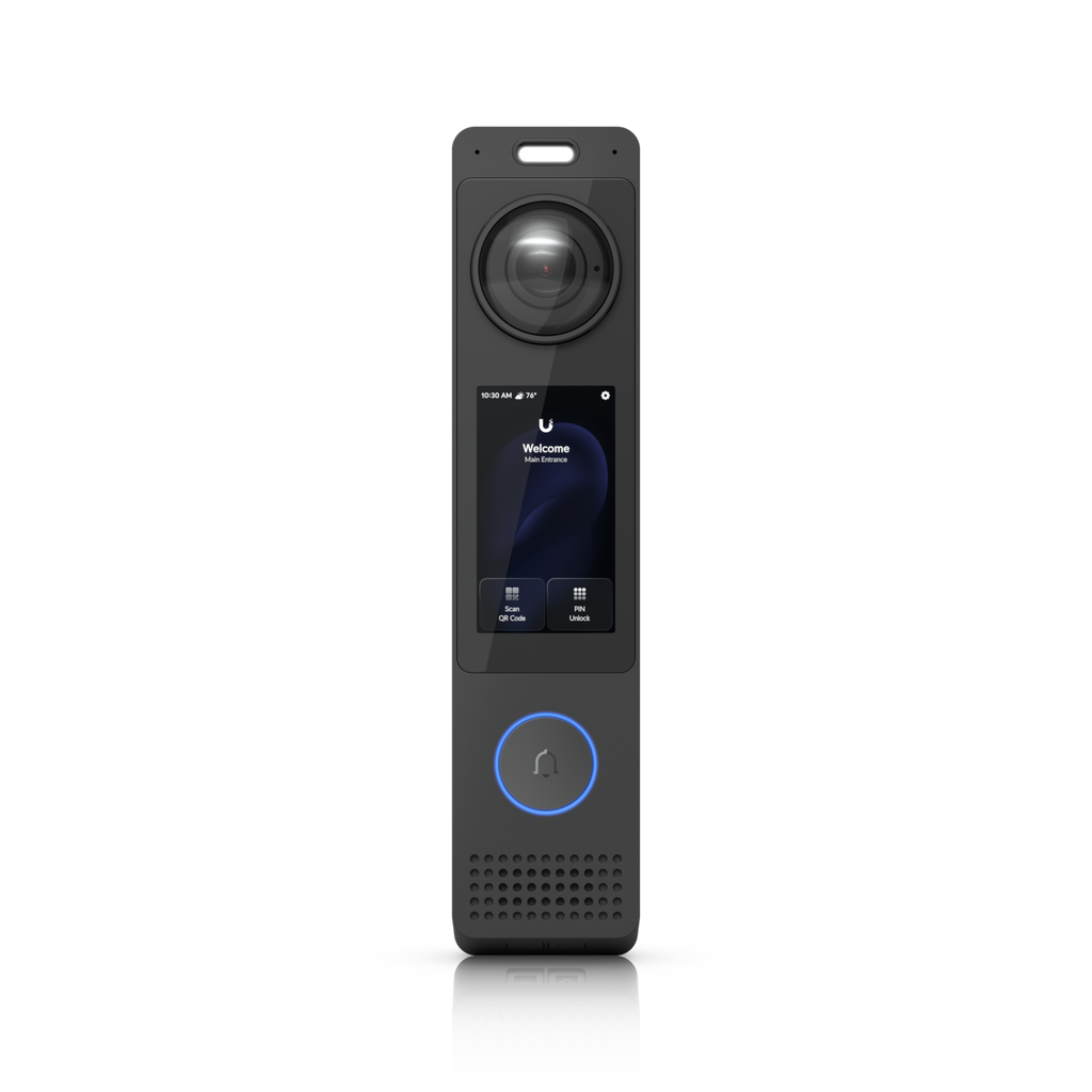 Ubiquiti UniFi Access UVC-G6-Pro-Entry – Portier vidéo 12 MP avec écran tactile, NFC, PoE+