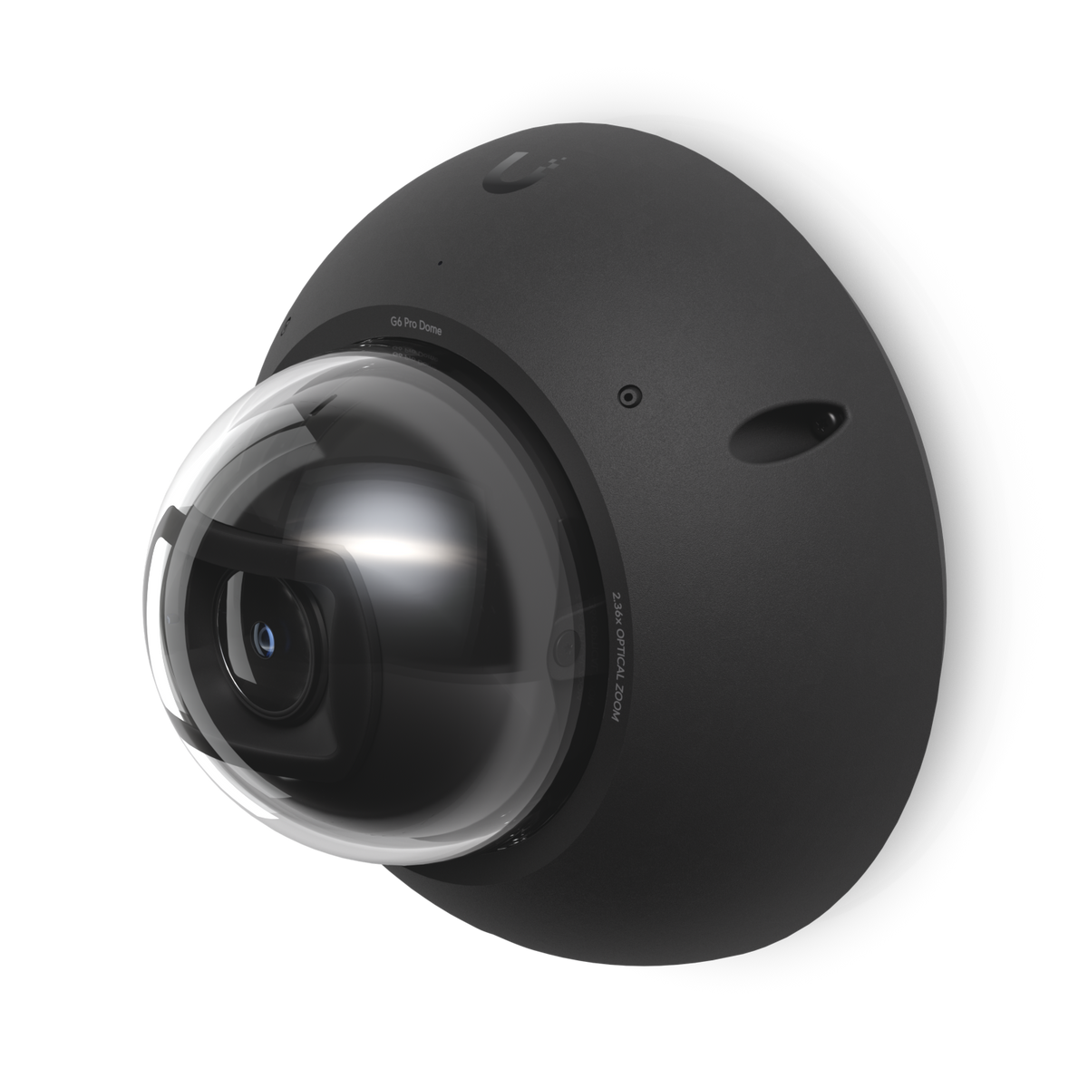 Ubiquiti UniFi Protect UVC-G6-Pro-Dome-B – Caméra dôme 4K IA anti-vandale, zoom optique 2,36x, PoE+ (noir)