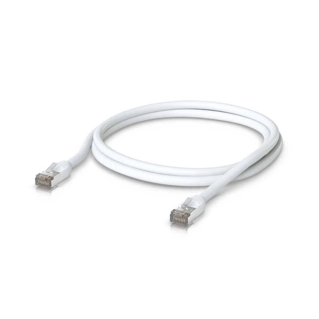 Ubiquiti UniFi UACC-Cable-Patch-Outdoor-2M-W – Cordon de brassage extérieur (blanc, 2 m)