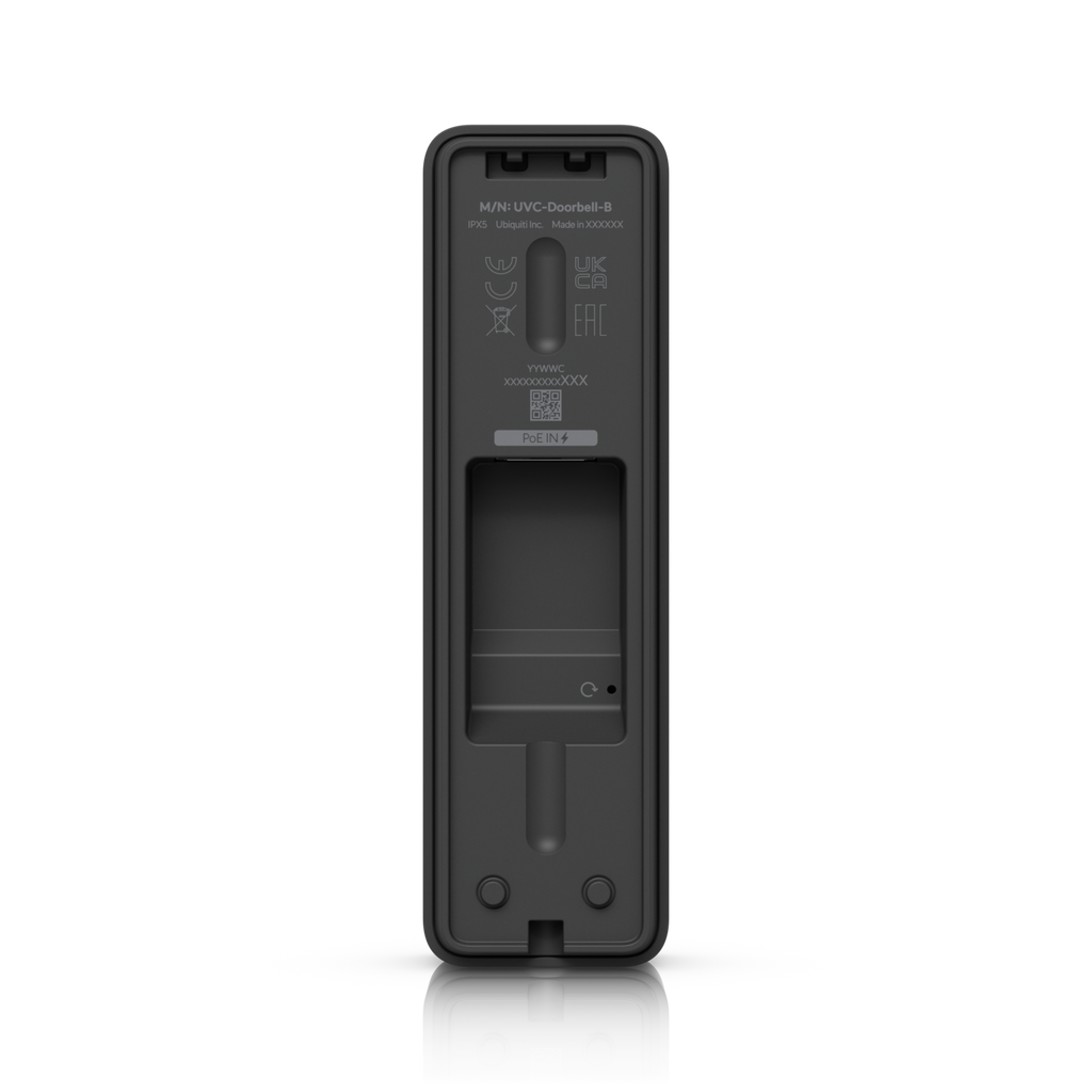 Ubiquiti UniFi Protect UVC-Doorbell-Lite-B – Sonnette vidéo PoE 5 MP (noir)