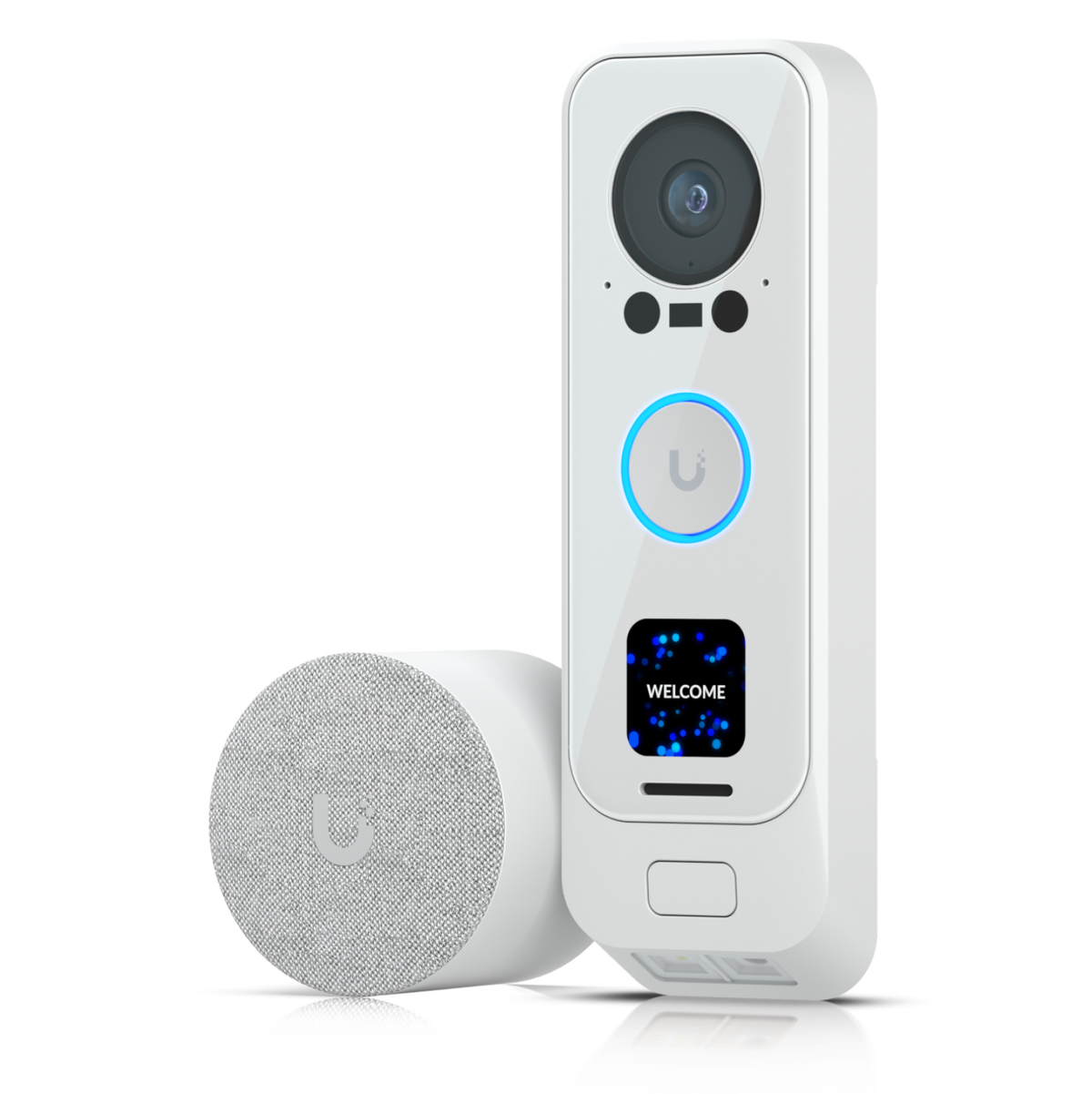 Ubiquiti UniFi Protect UVC-G4 Doorbell Pro PoE Kit-White – Kit sonnette vidéo PoE avec caméra colis et carillon PoE (blanc)